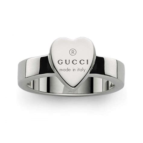 black gucci rings|gold gucci heart ring.